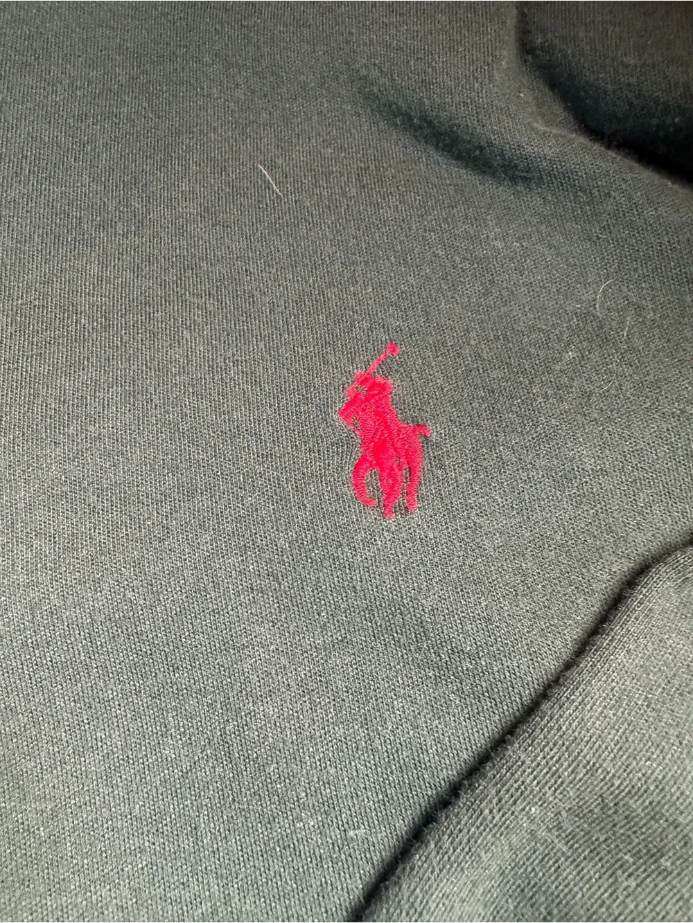 Ralph Lauren Men’s Forest Green Polo with Red Pony